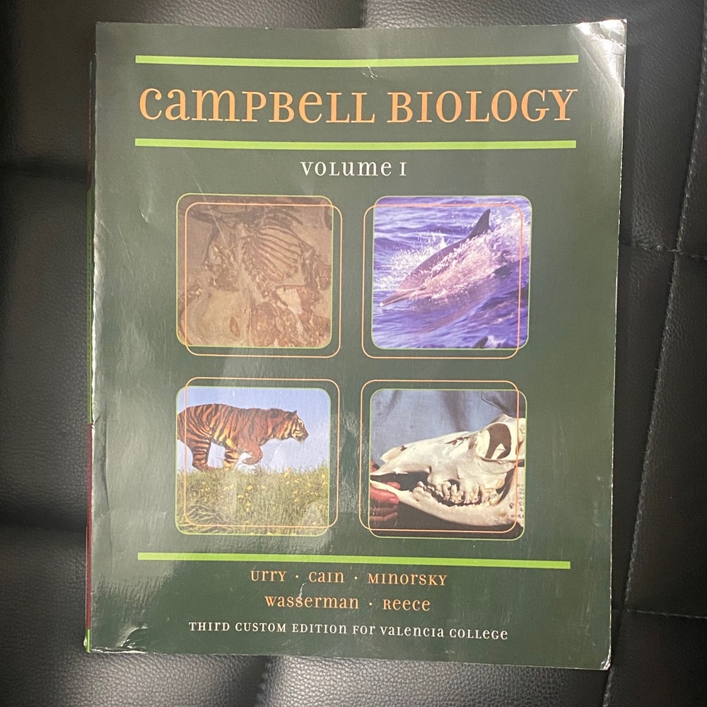 Pearson Campbell Biology Volume I - Green Edition